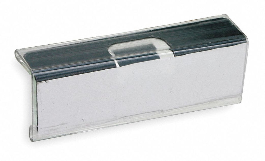 Label Holder Clear Plastic Slide-In