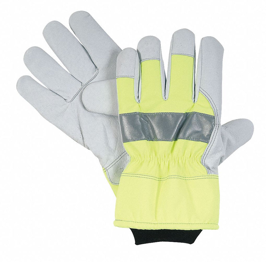 D1687 Cold Protection Gloves M Hi Vis Green PR