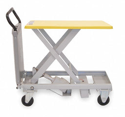 Scissor Lift Cart 330 lb Steel Fixed