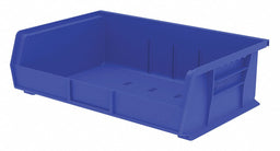 F8695 Hang and Stack Bin Blue Plastic 5 in