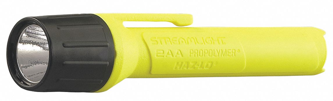 Handheld Flashlight Polymer Yellow 65lm