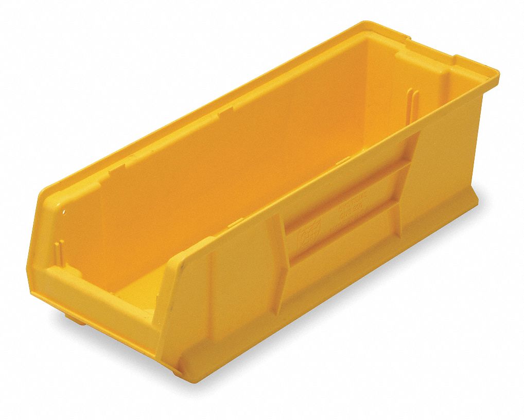 E4445 Bin Yellow Polypropylene 7 in