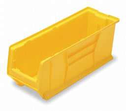 Bin Yellow Polypropylene 9 in