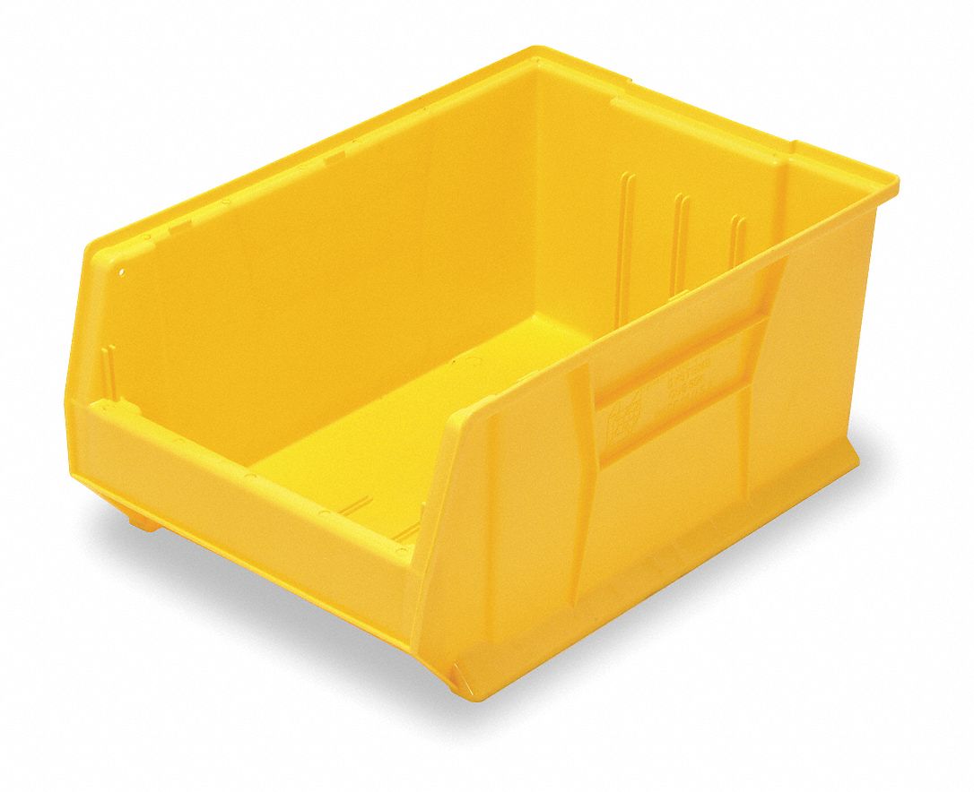 E4448 Bin Yellow Polypropylene 11 in