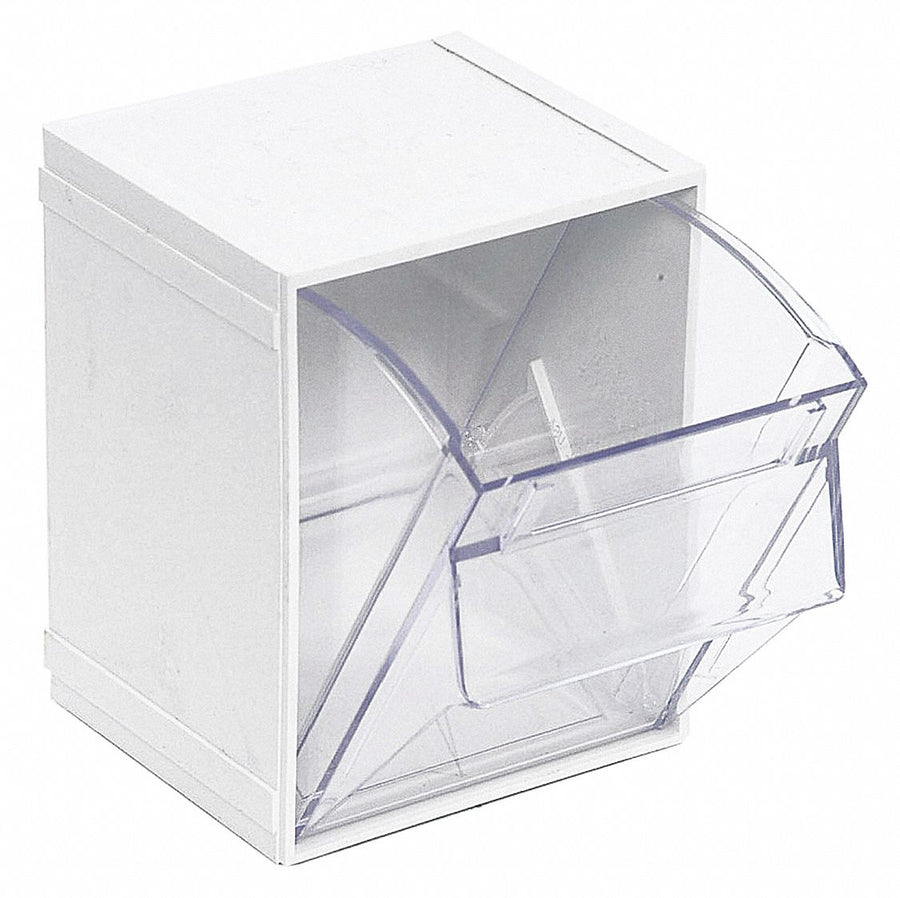 F8473 Indv Tip-Out Bin White Unf 6 1/4 in