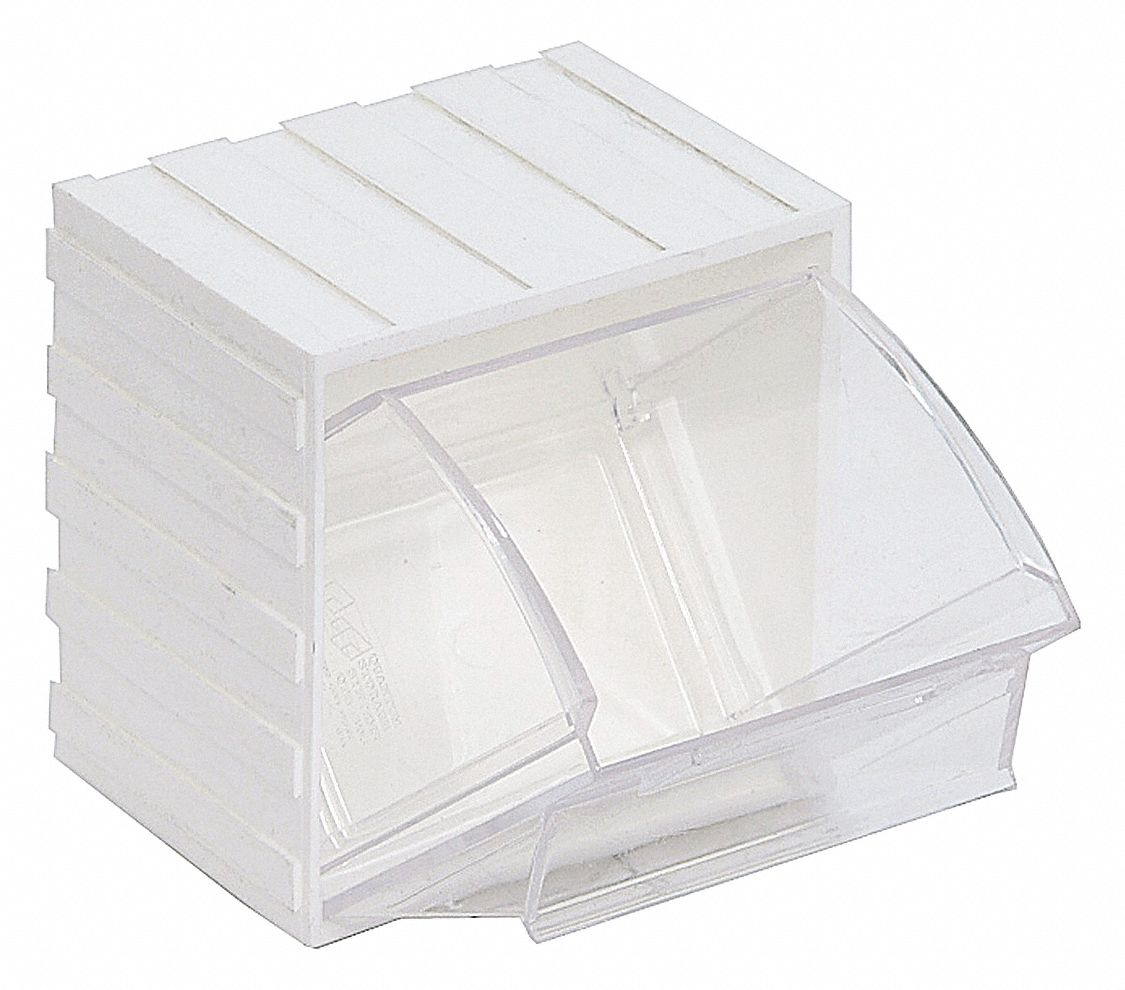 F8472 Indv Tip-Out Bin White Unf 4 1/4 in