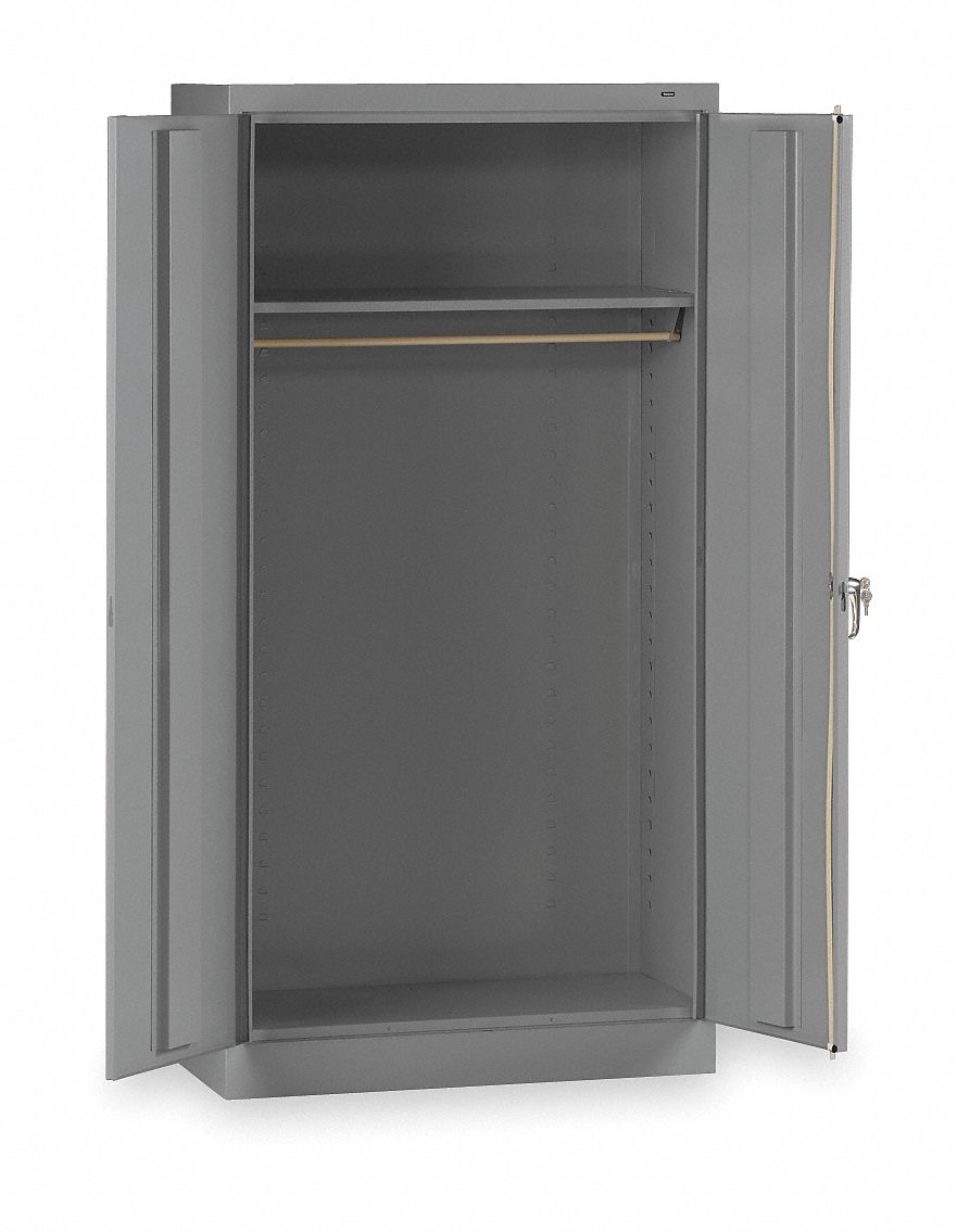Storage Cabinet 72 x36 x18 MdGry 1Shlv