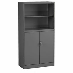 Storage Cabinet 72 in H Medium Gray