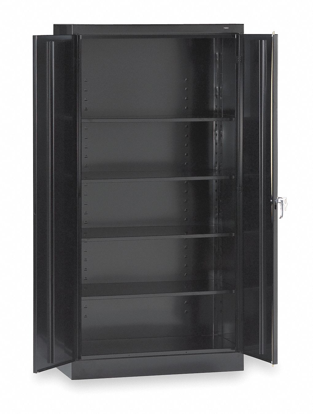 Storage Cabinet 72 x36 x24 Black 4Shlv