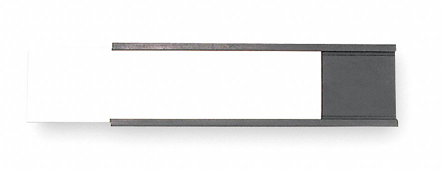 Label Holder Dark Brown C-Channel PK25