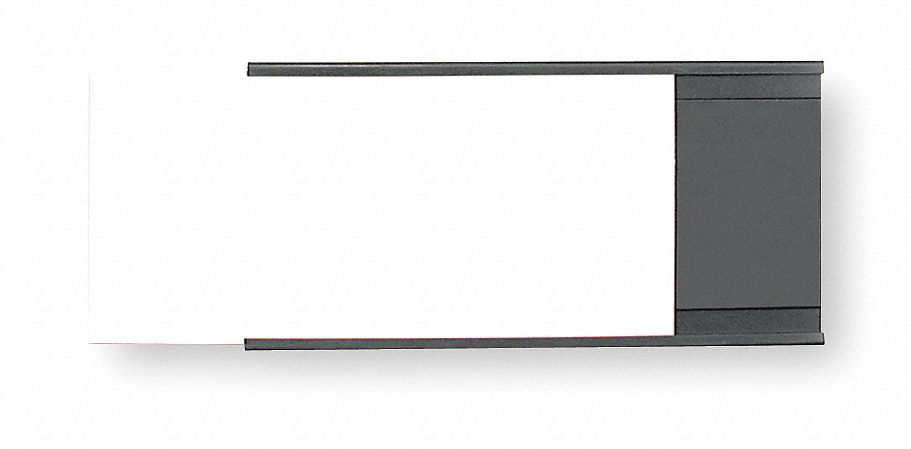 Label Holder Dark Brown C-Channel PK25