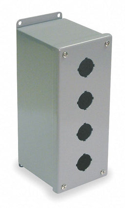 PushButtonEnclosure 22mm 4Hole CarbSteel