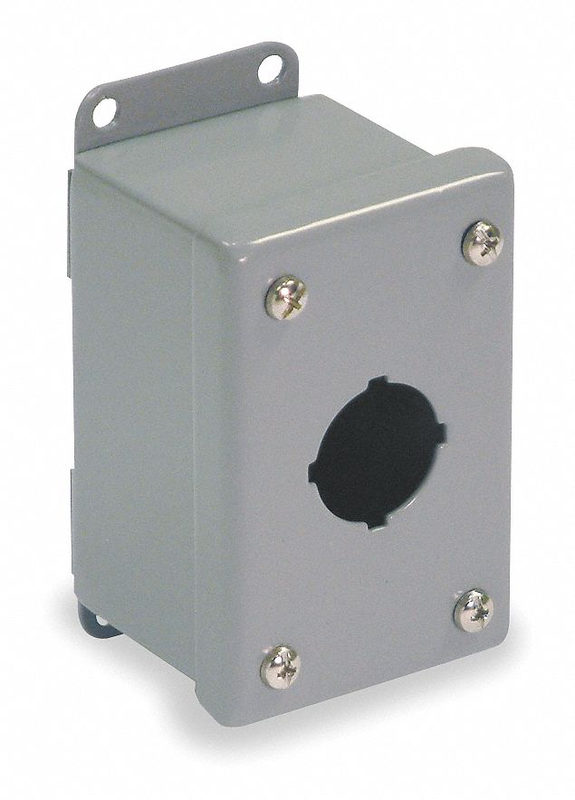 PushButtonEnclosure 30mm 1Hole CarbSteel