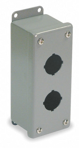 PushButtonEnclosure 30mm 2Hole CarbSteel