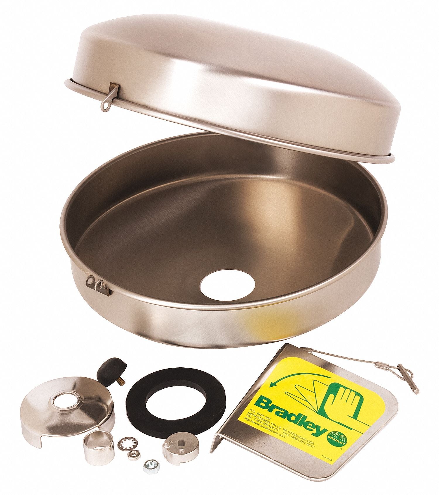 Retrofit Dust Cover w/Bowl Silver