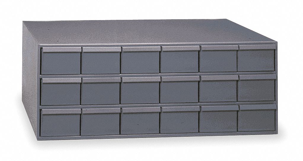 Bin Cab 24GrayDrwr Gry 17 H GrayDrwr