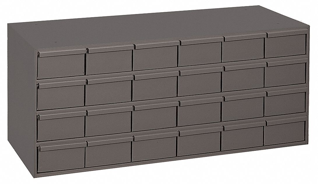 Bin Cab 24GrayDrwr Gry 17 H GrayDrwr