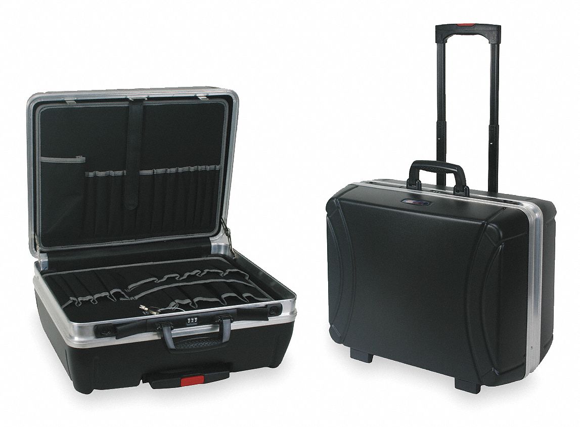 Rolling Tool Case 77 lb Load Cap. ABS