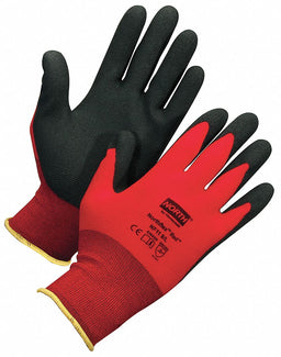Coated Gloves L Black/Red PR