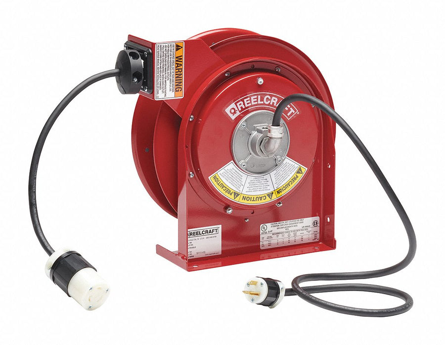 Cord Reel 45ft 12 AWG Connector 120VAC