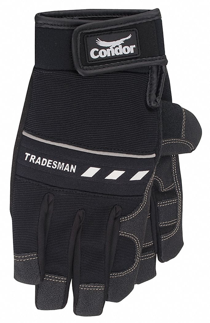 Mechanics Gloves Full Finger Black S PR