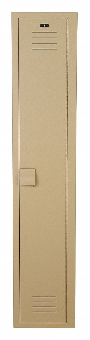 F8391 Lckr 1x1Lckr Beige 72 x12 x12 Assm