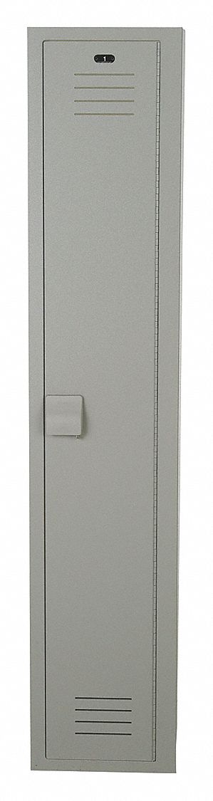 F9053 Wrdrb Lckr 1x1Lckr Gray 72 x12 x15 Assm