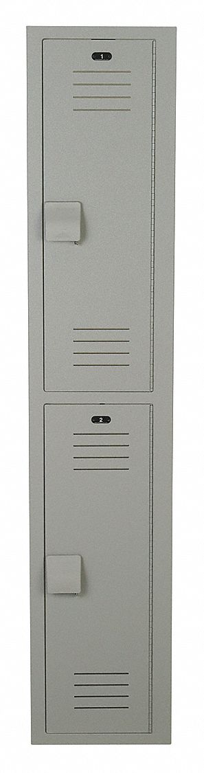 F9058 Wrdrb Lckr 2x1Lckr Gray 72 x12 x18 Assm