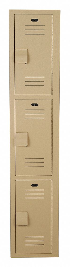 K7515 Lckr 3x1Lckr Beige 60 x12 x15 Assm
