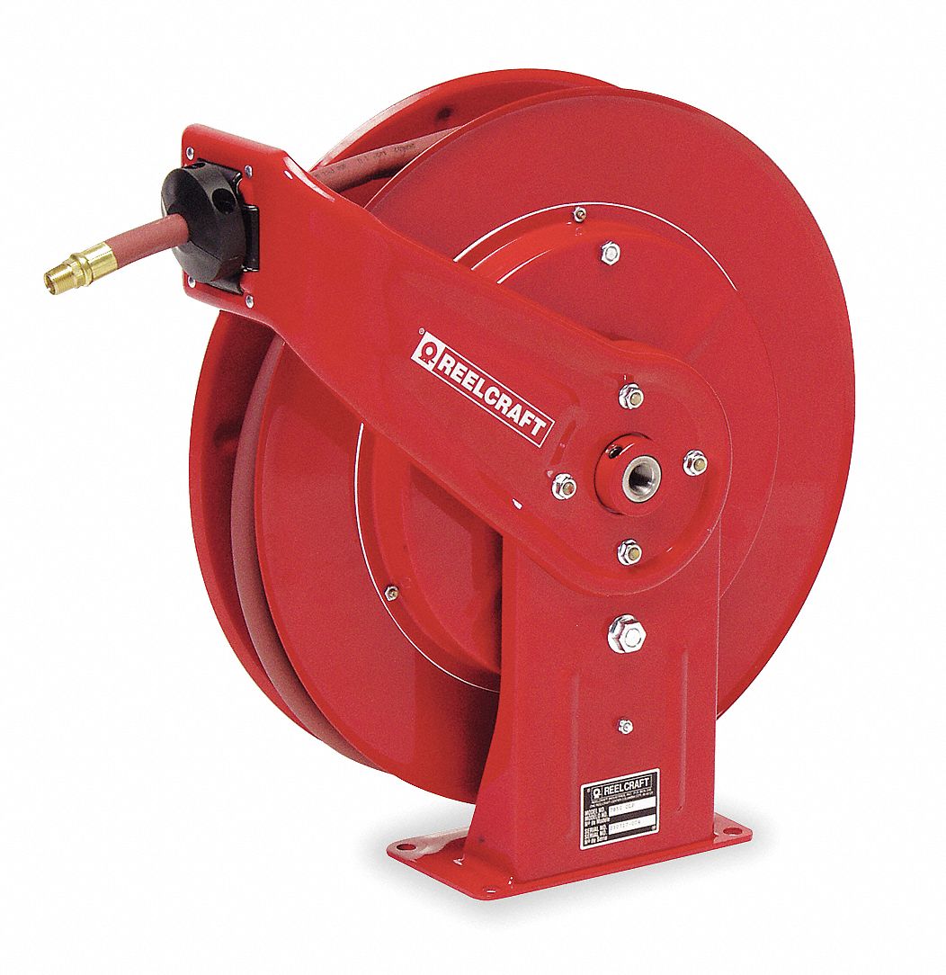 Spring Return Hose Reel 3/8 MNPT 50 ft