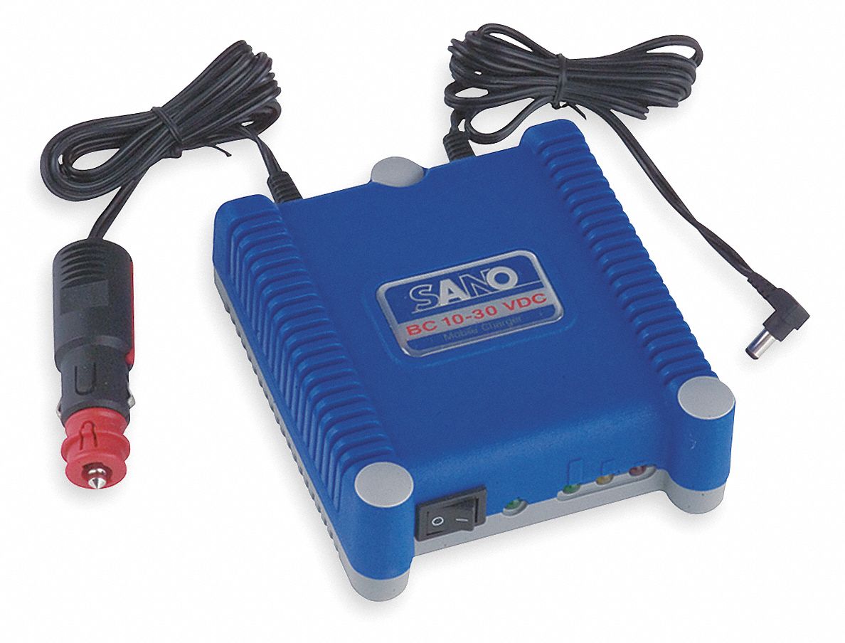 Battery Charger Plastic Blue/Black