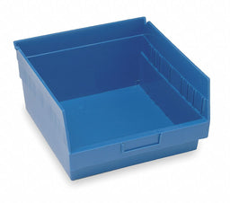 E5731 Shelf Bin Blue Polypropylene 6 in