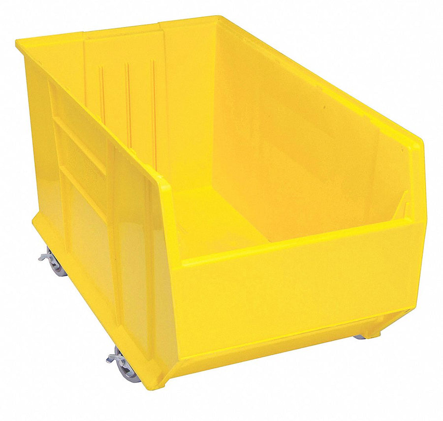 D5573 Mobile Bin Yellow PP 17 1/2 in