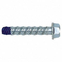 Concrete Bolts Silver 2-1/2 In L PK4