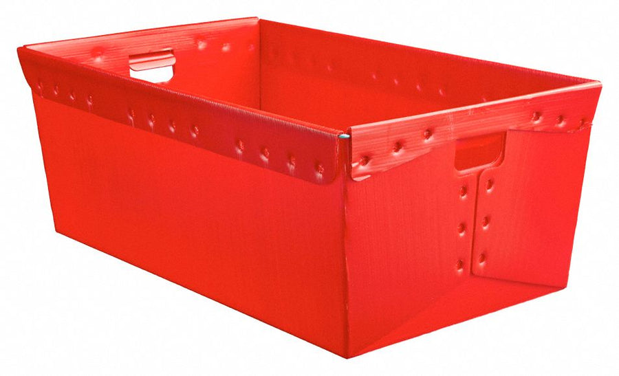 Nesting Ctr Red Solid Corr HDPE PK3