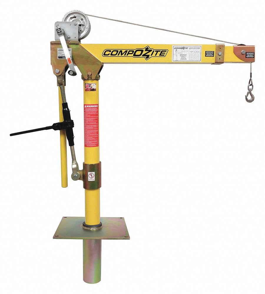 Davit Crane Kit 1200 lb 22 to 66in Reach