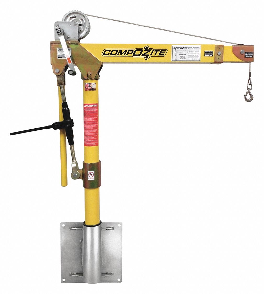 Davit Crane Kit 1200 lb 22 to 66in Reach