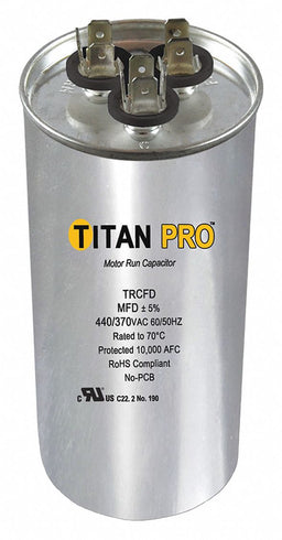 Dual Run Capacitor 60/10 MFD 5 H