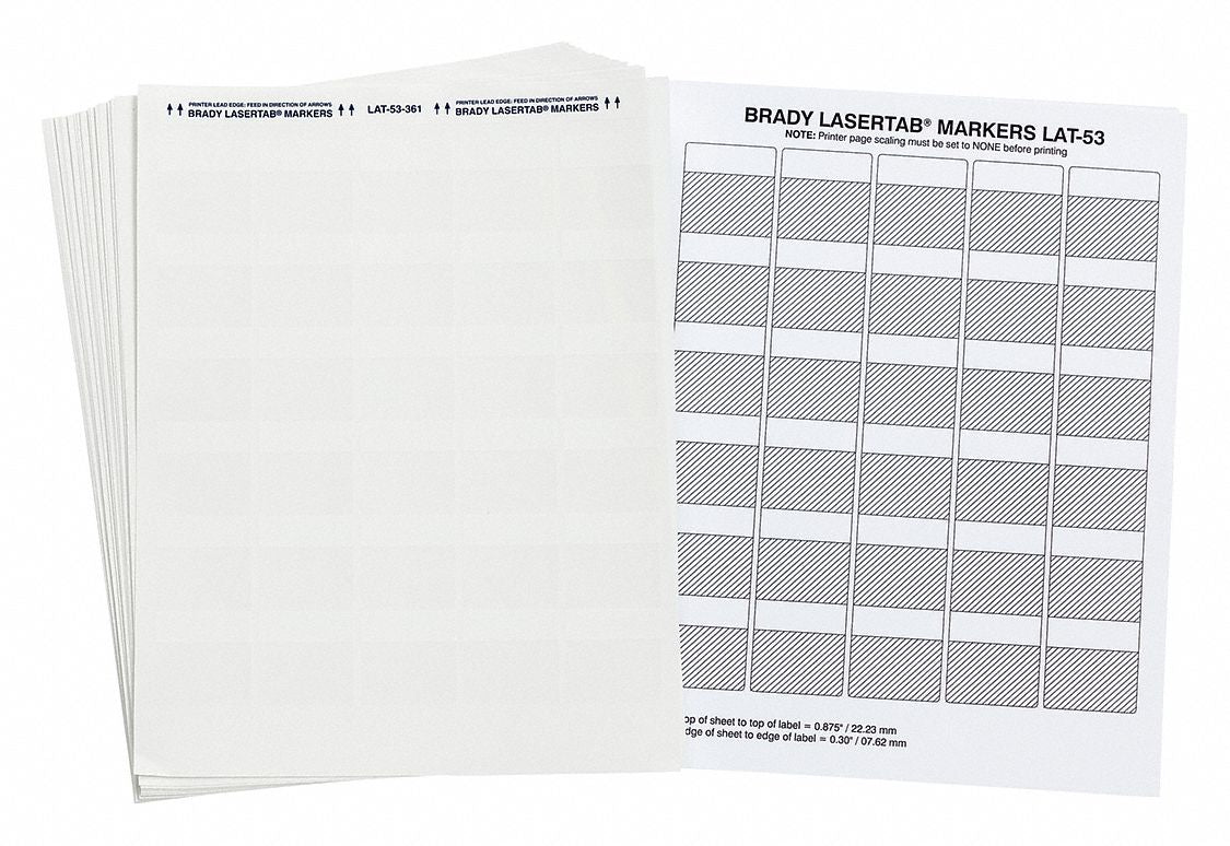Laminating Wire and Cable Markers PK34