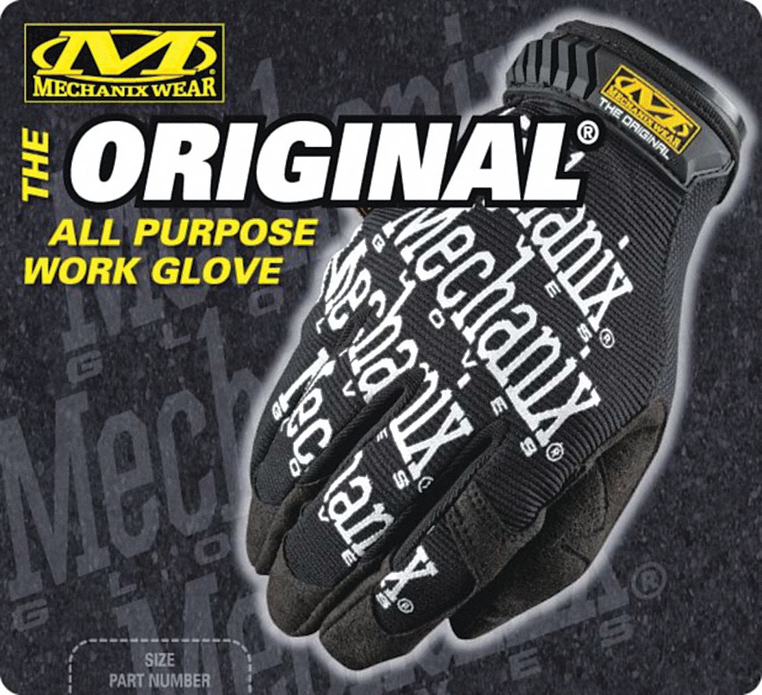 Mechanics Gloves Black 9 PR