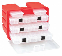 Sm Pts Cabinet Molded Red Adj