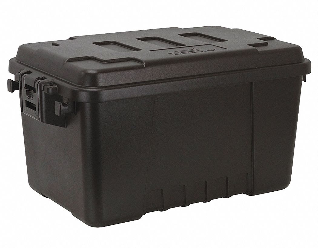 Utility Trunk Black Polypropylene 13 in