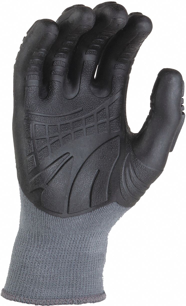 Coated Glv C-Grip Impact L Gray PR