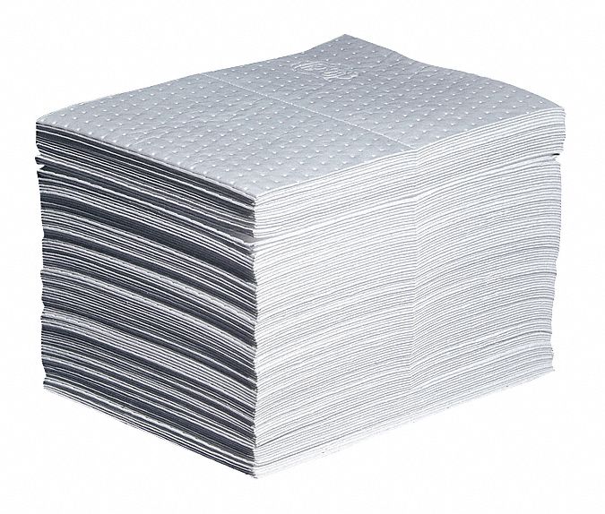 Absorb Pad Oil-Based Liquids White PK100