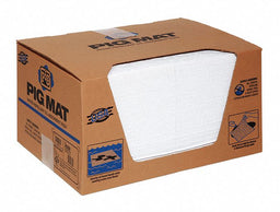 Absorb Pad Oil-Based Liquids White PK100