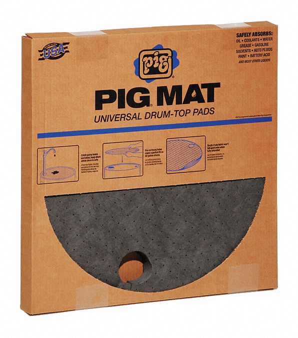 Drum Top Absorb Pad Universal Gray PK20