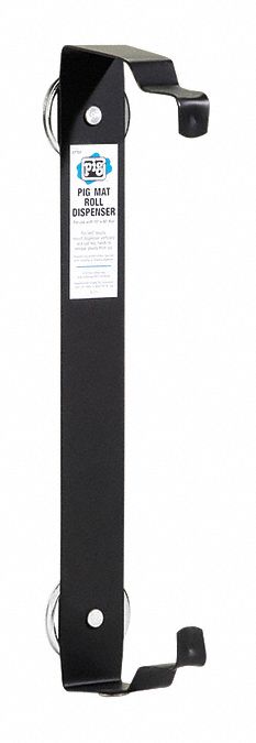 Magnetic Roll Holder Black Steel