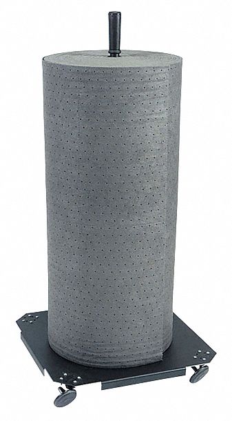 Vertical Mat Roll Holder Black Steel