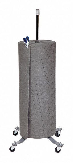 Surgical Absorbent Mat Dispenser Silver
