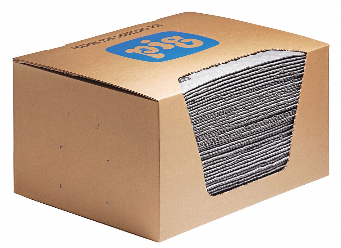 Absorbent Pad Universal Gray PK50